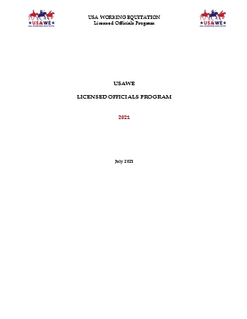 Licensed Officials Program 2021